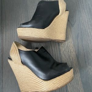 Gucci Tiffany Espadrille Wedge 37 pre owned.